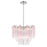 Crystorama Addis 4 Light Mini Chandelier, Chrome/Spring