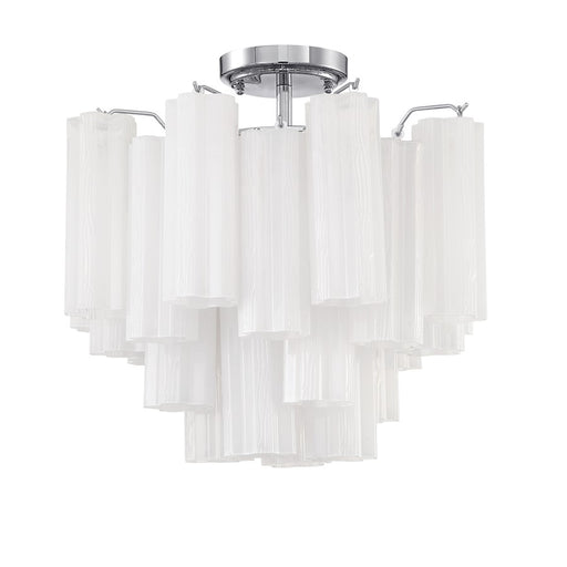 Crystorama Addis 4 Lt Semi Flush