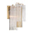 Crystorama Addis 2 Light Sconce, Aged Brass/Tronchi Glass Autumn