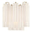 Crystorama Addis 2 Light Sconce, Aged Brass/Tronchi Glass White - ADD-303-AG-WH