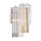 Crystorama Addis 2 Light Sconce, Chrome/Tronchi Glass Autumn