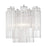 Crystorama Addis 2 Light Sconce, Chrome/Tronchi Glass Clear - ADD-303-CH-CL