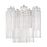 Crystorama Addis 2 Light Sconce, Chrome/Tronchi Glass Clear