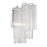 Crystorama Addis 2 Light Sconce, Chrome/Tronchi Glass Clear