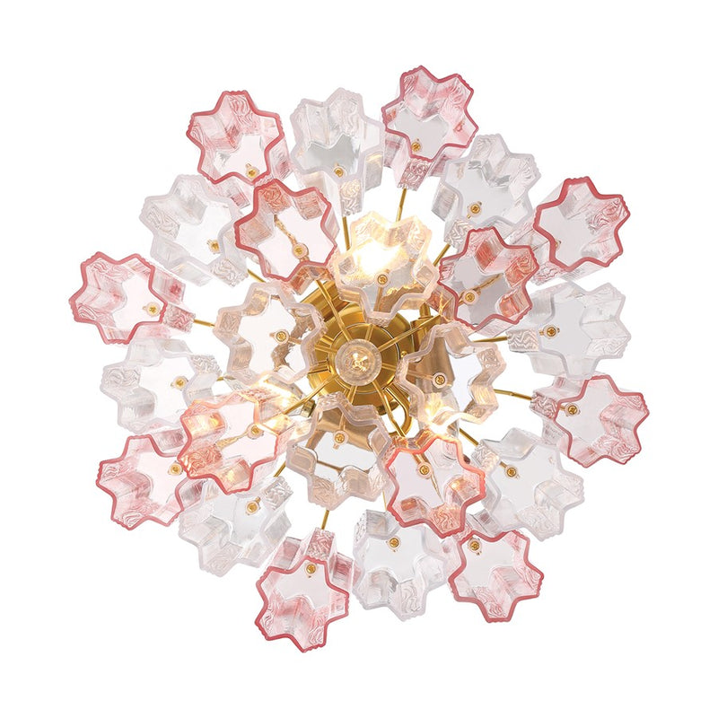 Crystorama Addis 6 Light Chandelier, Brass/Gold/Spring