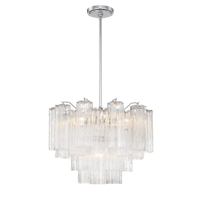 Crystorama Addis Chandelier, Chrome