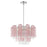 Crystorama Addis 6 Light Chandelier, Chrome/Spring - ADD-306-CH-SP