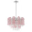 Crystorama Addis 6 Light Chandelier, Chrome/Spring
