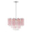 Crystorama Addis 6 Light Chandelier, Chrome/Spring