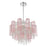 Crystorama Addis 6 Light Chandelier, Chrome/Spring