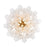 Crystorama Addis Chandelier, Brass