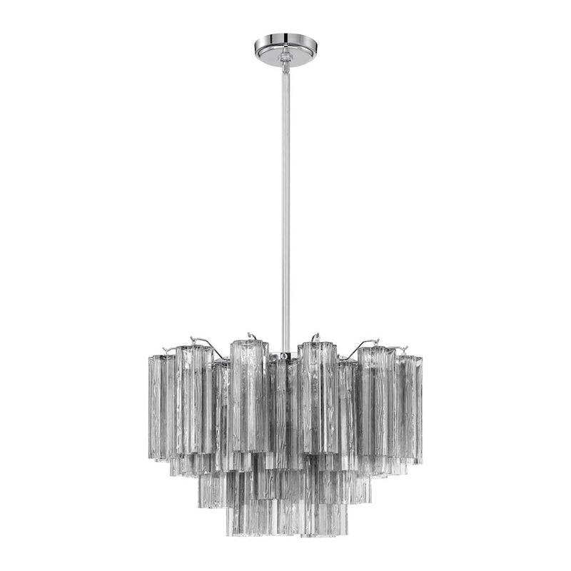 Crystorama Addis Chandelier, Chrome