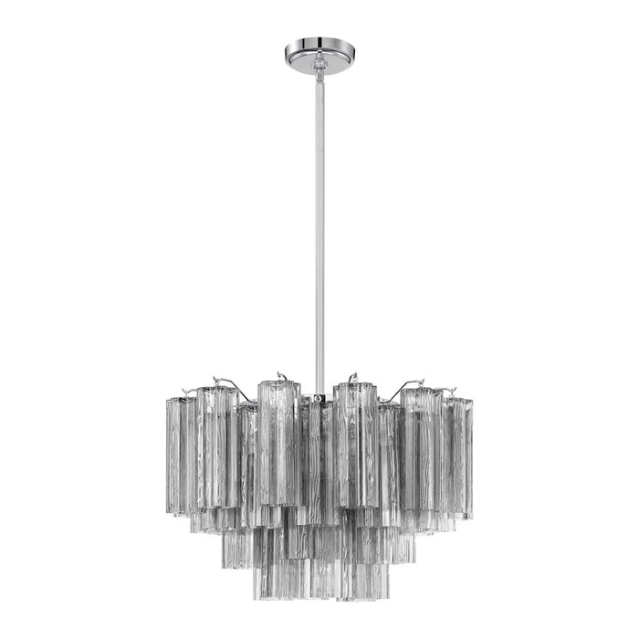 Crystorama Addis Chandelier, Chrome