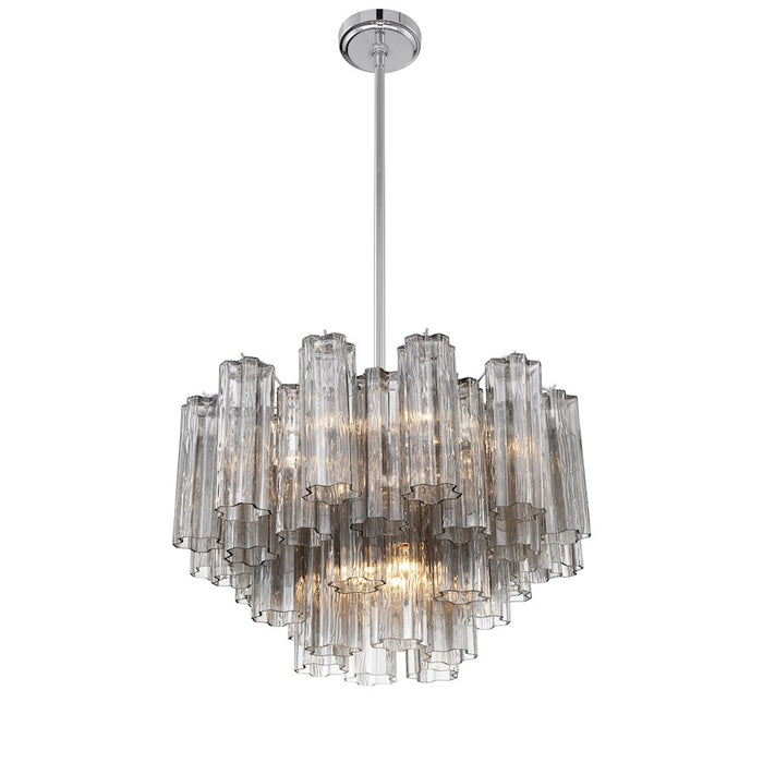 Crystorama Addis Chandelier, Chrome