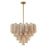 Crystorama Addis Chandelier, Brass