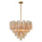 Crystorama Addis Chandelier, Brass