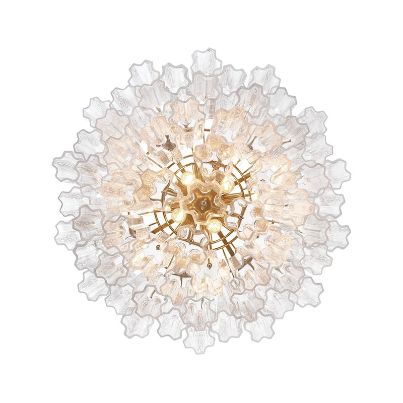 Crystorama Addis Chandelier, Brass