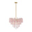 Crystorama Addis 12 Light Chandelier, Brass/Gold/Spring