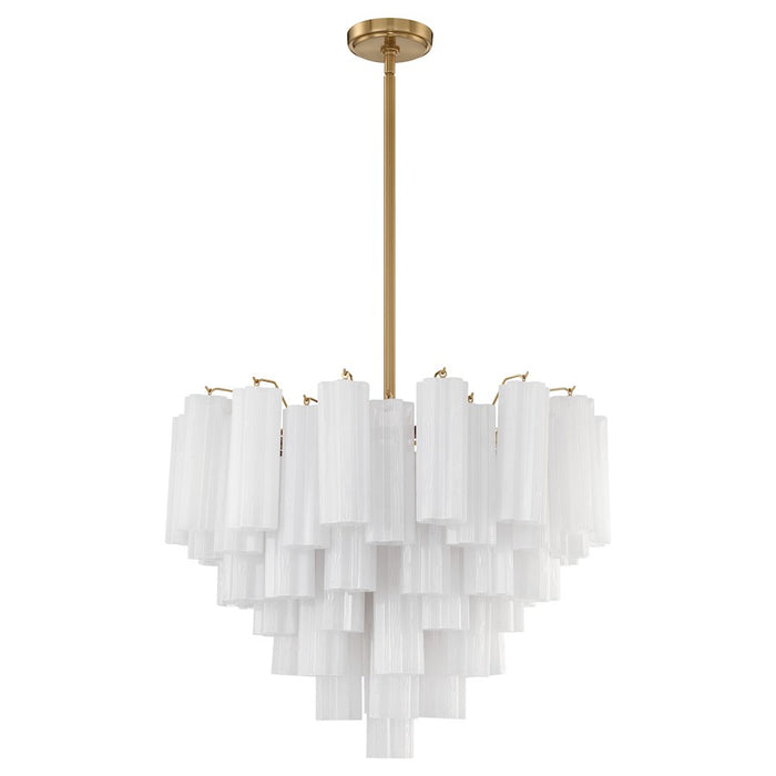 Crystorama Addis Chandelier, Brass