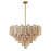 Crystorama Addis Chandelier, Brass