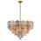 Crystorama Addis Chandelier, Brass