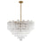 Crystorama Addis Chandelier, Brass