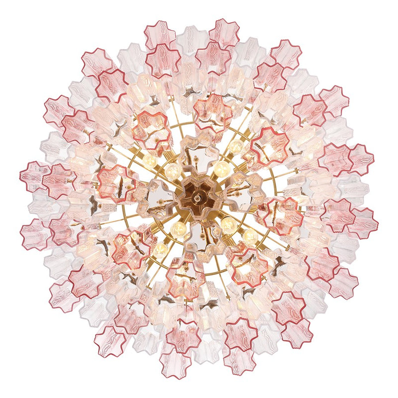 Crystorama Addis 16 Light Chandelier, Brass/Gold/Spring