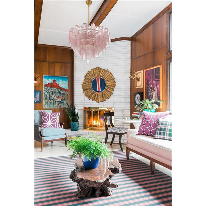 Crystorama Addis 16 Light Chandelier, Brass/Gold/Spring