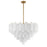 Crystorama Addis Chandelier, Brass