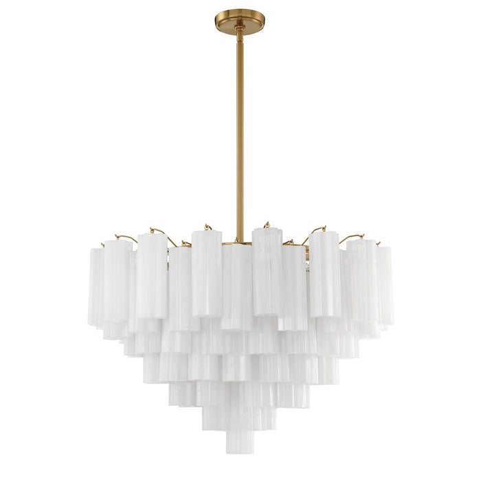 Crystorama Addis Chandelier, Brass