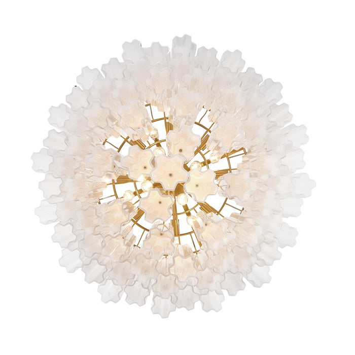 Crystorama Addis Chandelier, Brass