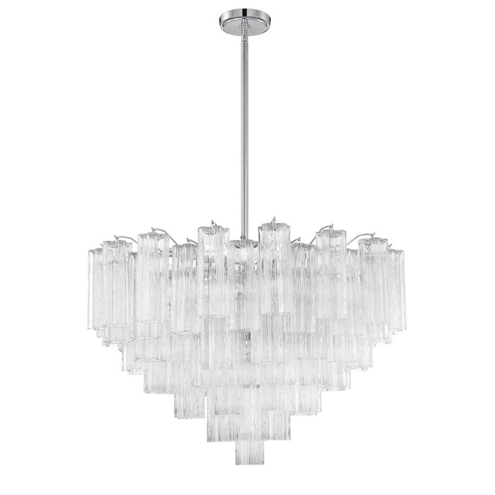 Crystorama Addis Chandelier, Chrome
