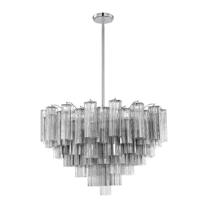 Crystorama Addis Chandelier, Chrome