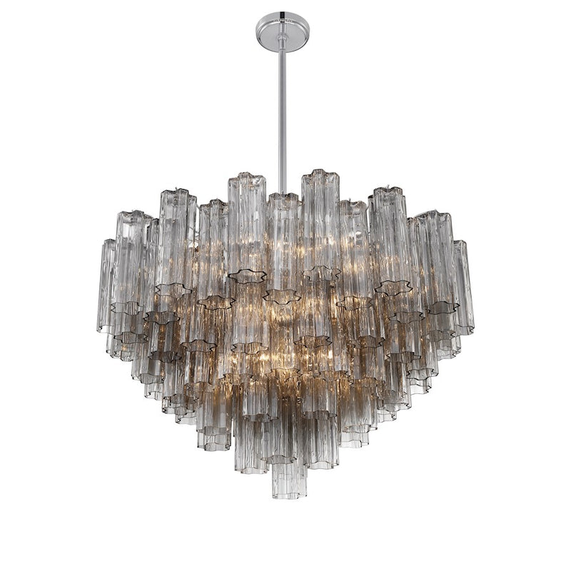 Crystorama Addis Chandelier, Chrome
