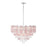 Crystorama Addis 16 Light Chandelier, Chrome/Spring