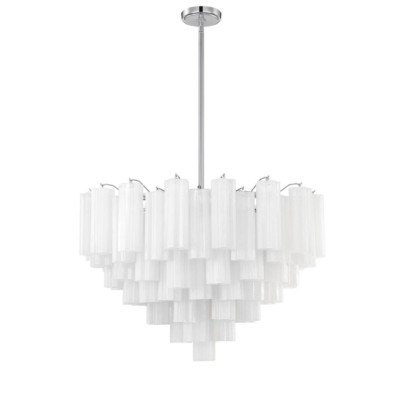 Crystorama Addis Chandelier, Chrome