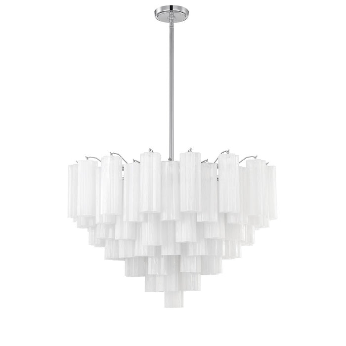 Crystorama Addis Chandelier, Chrome