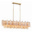Crystorama Addis 14 Light Chandelier, Aged Brass/Amber
