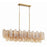 Crystorama Addis 14 Light Chandelier, Aged Brass/Amber