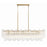 Crystorama Addis 14 Light Chandelier, Aged Brass/Clear