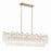 Crystorama Addis 14 Light Chandelier, Aged Brass/Clear