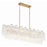 Crystorama Addis 14 Light Chandelier, Aged Brass/Clear
