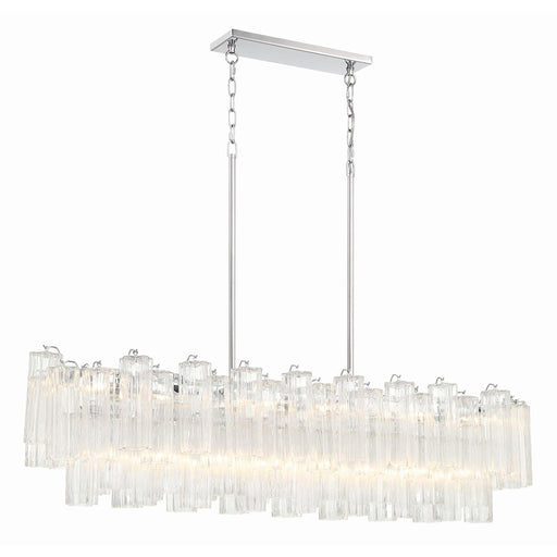 Crystorama Addis 14 Light Chandelier, Polished Chrome/Clear