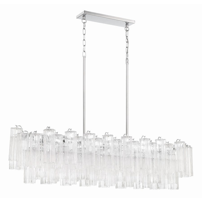 Crystorama Addis 14 Light Chandelier, Polished Chrome/Clear