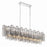 Crystorama Addis 14 Light Chandelier, Polished Chrome/Smoke