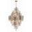 Crystorama Addis 20 Light Chandelier, Aged Brass/Autumn