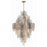 Crystorama Addis 20 Light Chandelier, Aged Brass/Autumn