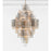 Crystorama Addis 20 Light Chandelier, Aged Brass/Autumn