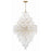 Crystorama Addis 20 Light Chandelier, Aged Brass/Clear