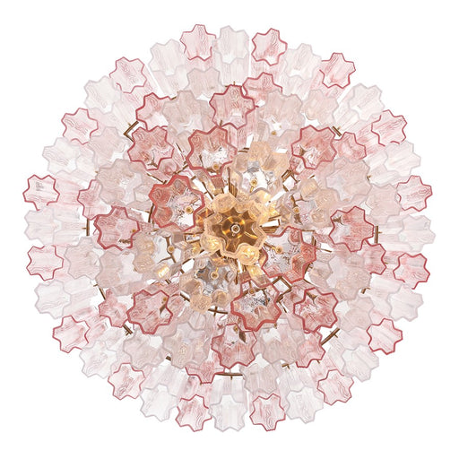 Crystorama Addis 20 Light Chandelier, Brass/Gold/Spring